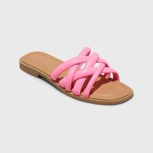 Women's Rian Slide Sandals - Universal Thread Pink